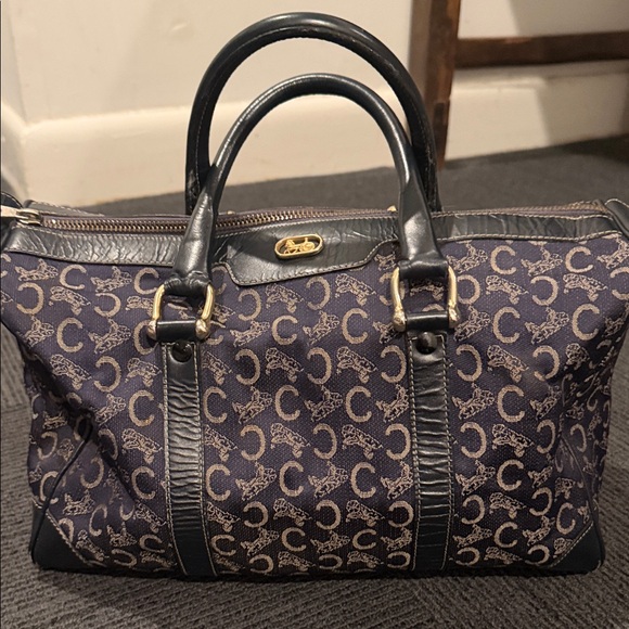 Celine Navy and Black Men's Bag